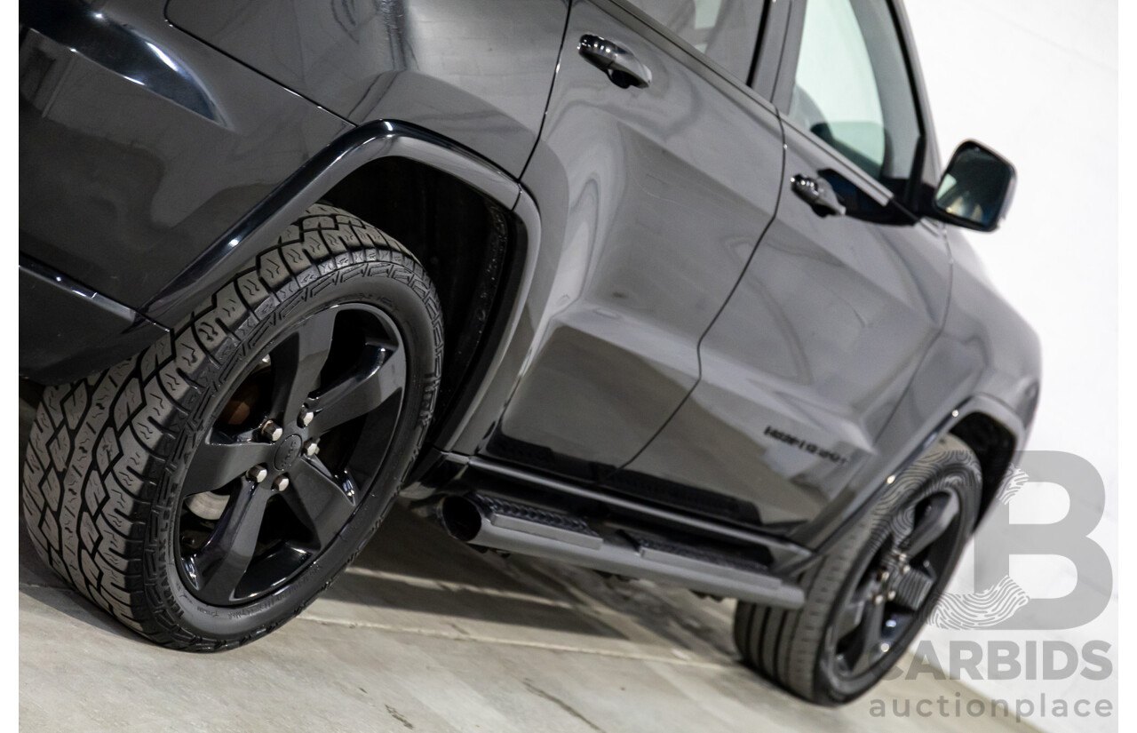 5/2015 Jeep Grand Cherokee Blackhawk WK MY15 4d Wagon Brilliant Black Pearl Turbo Diesel 3.0L