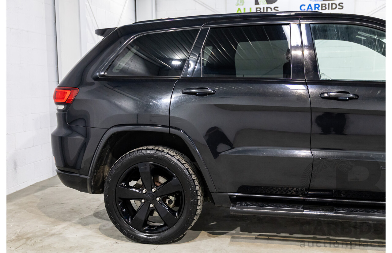5/2015 Jeep Grand Cherokee Blackhawk WK MY15 4d Wagon Brilliant Black Pearl Turbo Diesel 3.0L