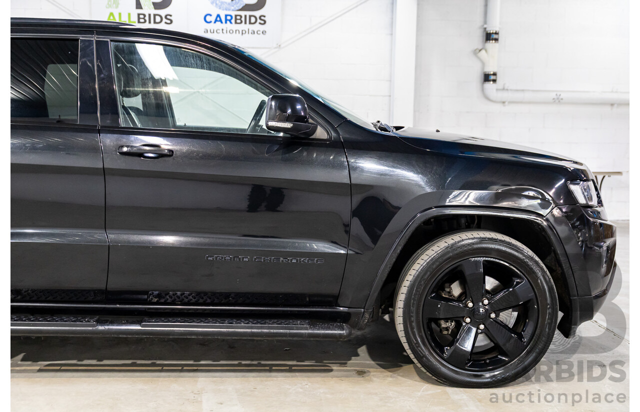5/2015 Jeep Grand Cherokee Blackhawk WK MY15 4d Wagon Brilliant Black Pearl Turbo Diesel 3.0L