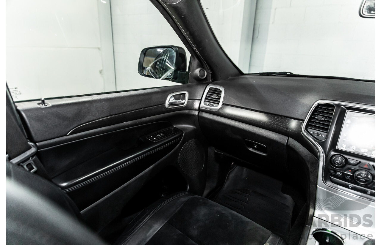 5/2015 Jeep Grand Cherokee Blackhawk WK MY15 4d Wagon Brilliant Black Pearl Turbo Diesel 3.0L