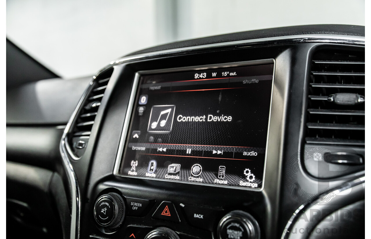 5/2015 Jeep Grand Cherokee Blackhawk WK MY15 4d Wagon Brilliant Black Pearl Turbo Diesel 3.0L