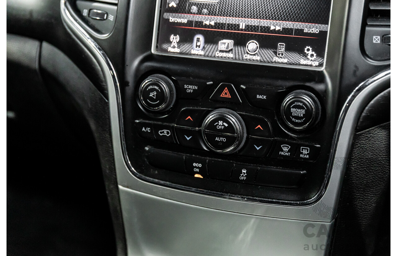 5/2015 Jeep Grand Cherokee Blackhawk WK MY15 4d Wagon Brilliant Black Pearl Turbo Diesel 3.0L