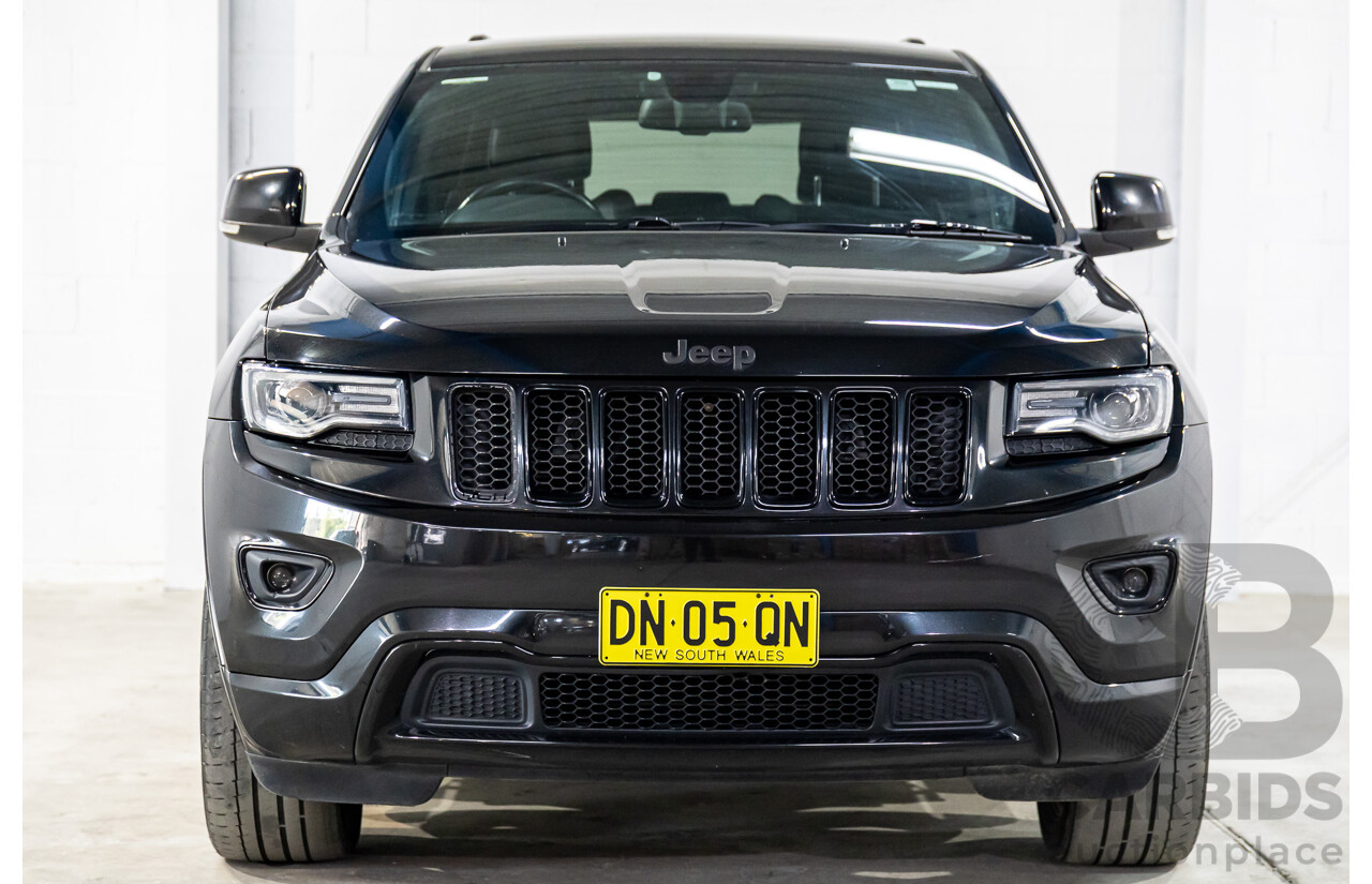 5/2015 Jeep Grand Cherokee Blackhawk WK MY15 4d Wagon Brilliant Black Pearl Turbo Diesel 3.0L