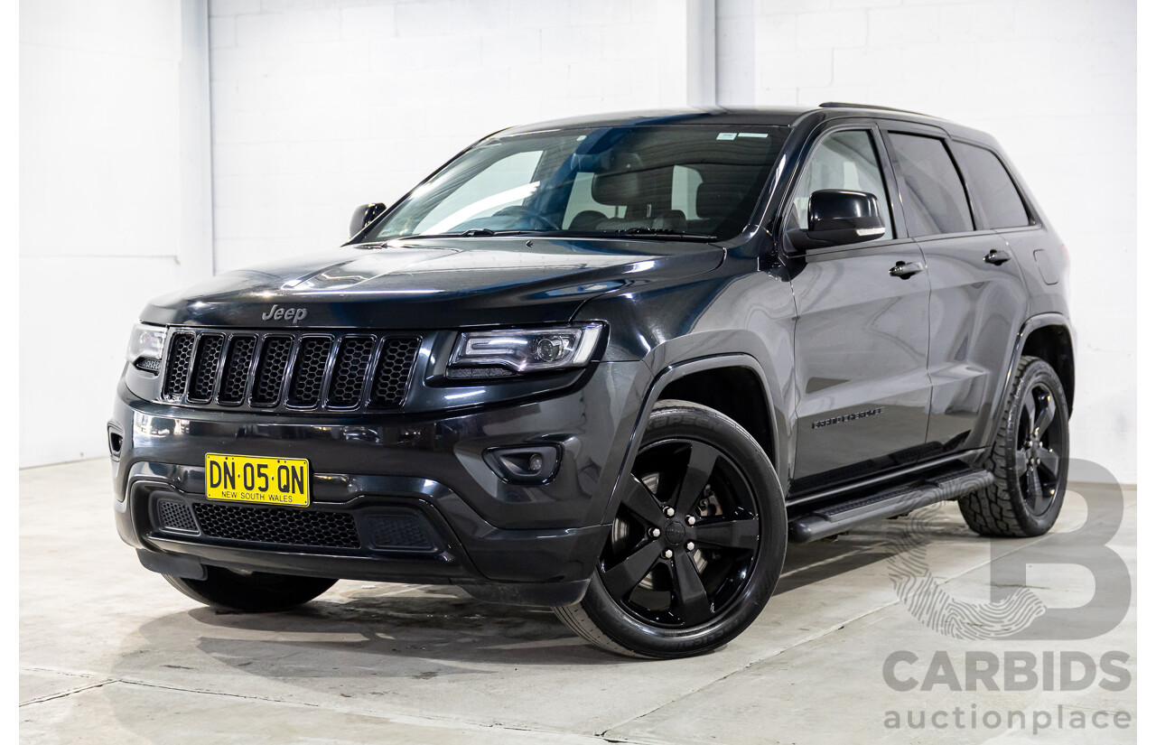 5/2015 Jeep Grand Cherokee Blackhawk WK MY15 4d Wagon Brilliant Black Pearl Turbo Diesel 3.0L