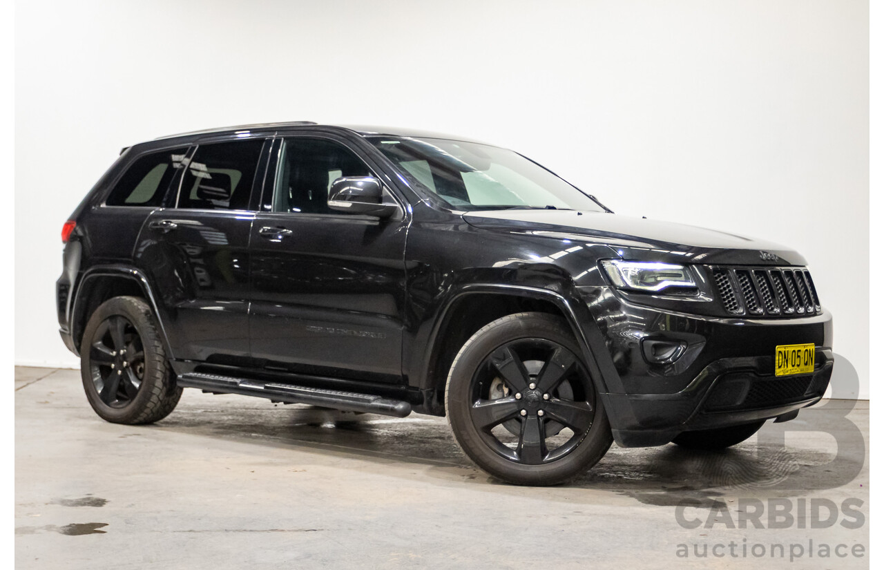 5/2015 Jeep Grand Cherokee Blackhawk WK MY15 4d Wagon Brilliant Black Pearl V6 3.6L