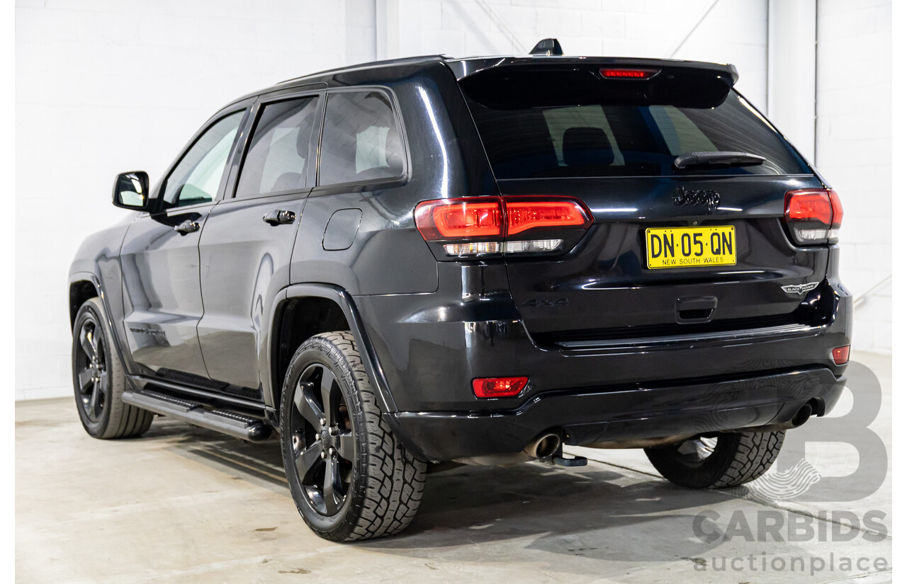 5/2015 Jeep Grand Cherokee Blackhawk WK MY15 4d Wagon Brilliant Black Pearl Turbo Diesel 3.0L