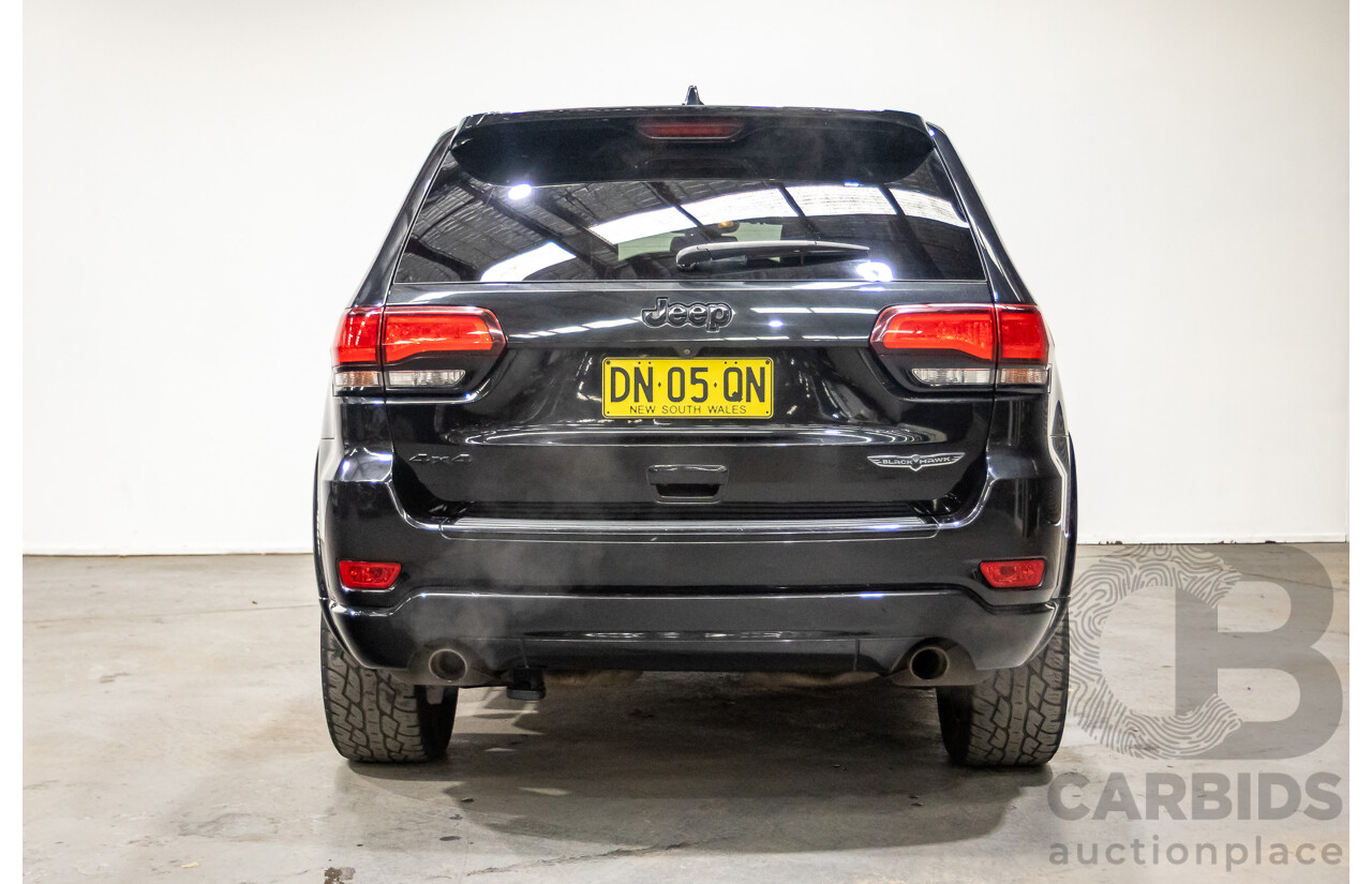 5/2015 Jeep Grand Cherokee Blackhawk WK MY15 4d Wagon Brilliant Black Pearl V6 3.6L