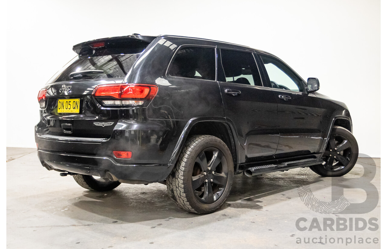 5/2015 Jeep Grand Cherokee Blackhawk WK MY15 4d Wagon Brilliant Black Pearl V6 3.6L