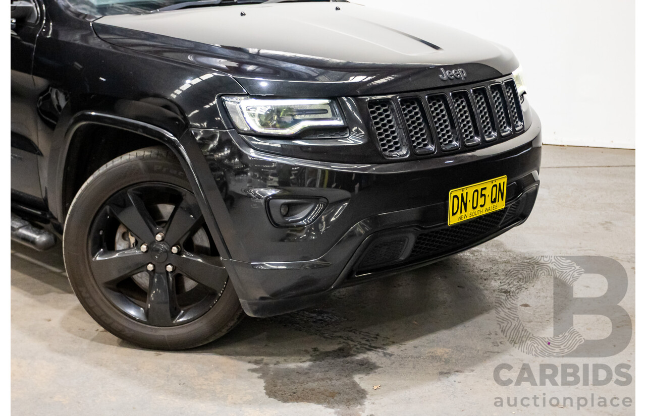 5/2015 Jeep Grand Cherokee Blackhawk WK MY15 4d Wagon Brilliant Black Pearl V6 3.6L