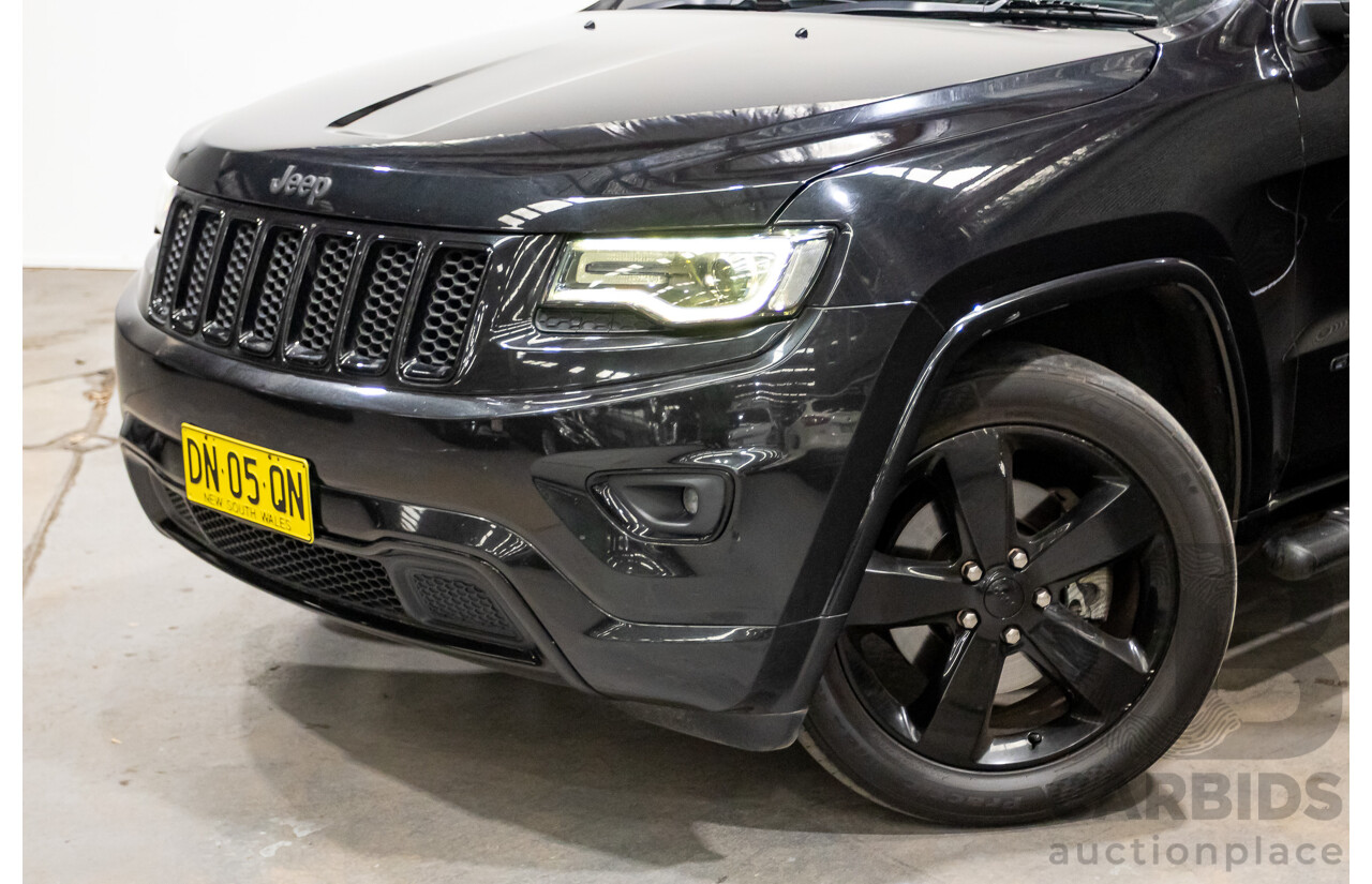 5/2015 Jeep Grand Cherokee Blackhawk WK MY15 4d Wagon Brilliant Black Pearl V6 3.6L