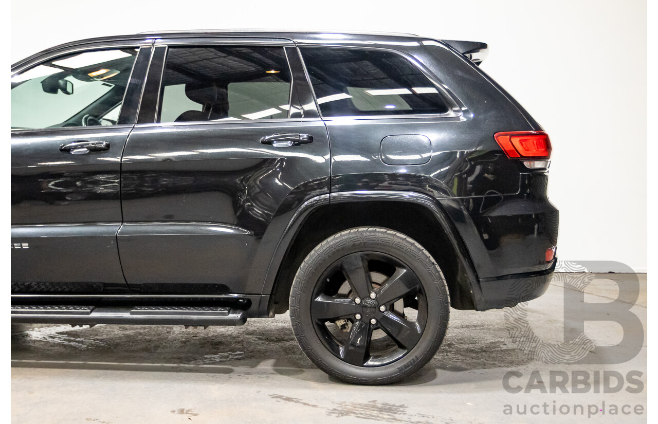 5/2015 Jeep Grand Cherokee Blackhawk WK MY15 4d Wagon Brilliant Black Pearl V6 3.6L