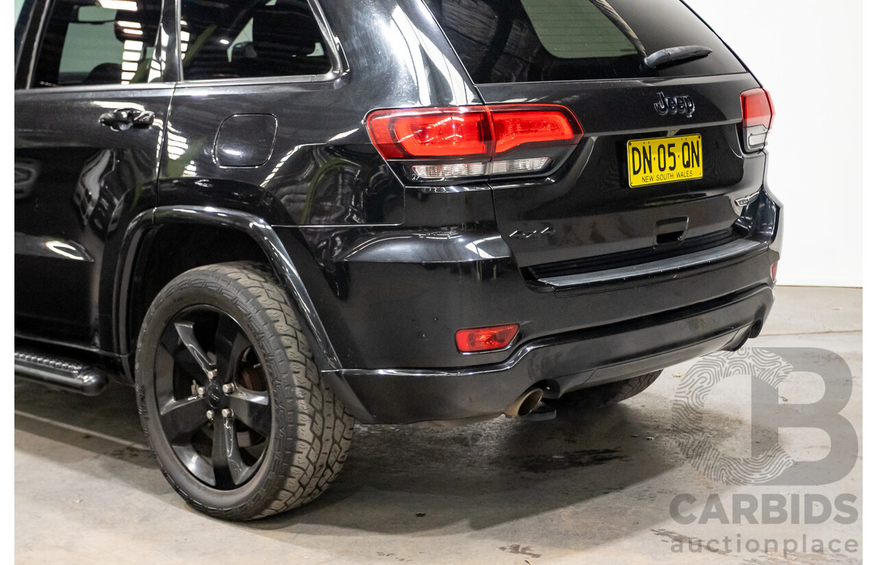 5/2015 Jeep Grand Cherokee Blackhawk WK MY15 4d Wagon Brilliant Black Pearl V6 3.6L