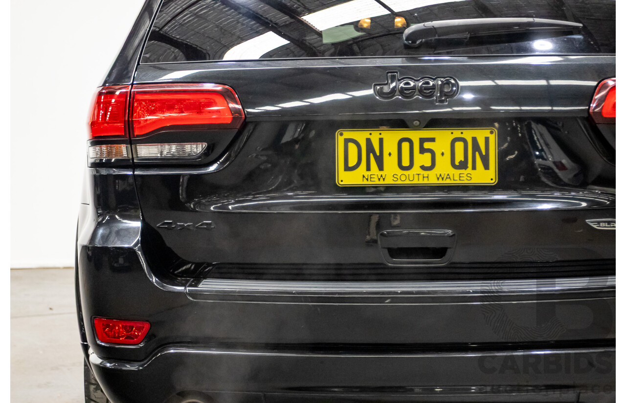 5/2015 Jeep Grand Cherokee Blackhawk WK MY15 4d Wagon Brilliant Black Pearl V6 3.6L