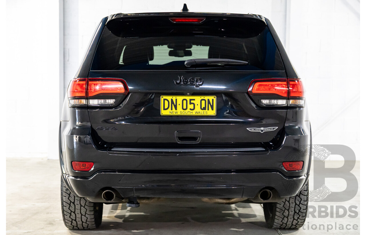 5/2015 Jeep Grand Cherokee Blackhawk WK MY15 4d Wagon Brilliant Black Pearl Turbo Diesel 3.0L