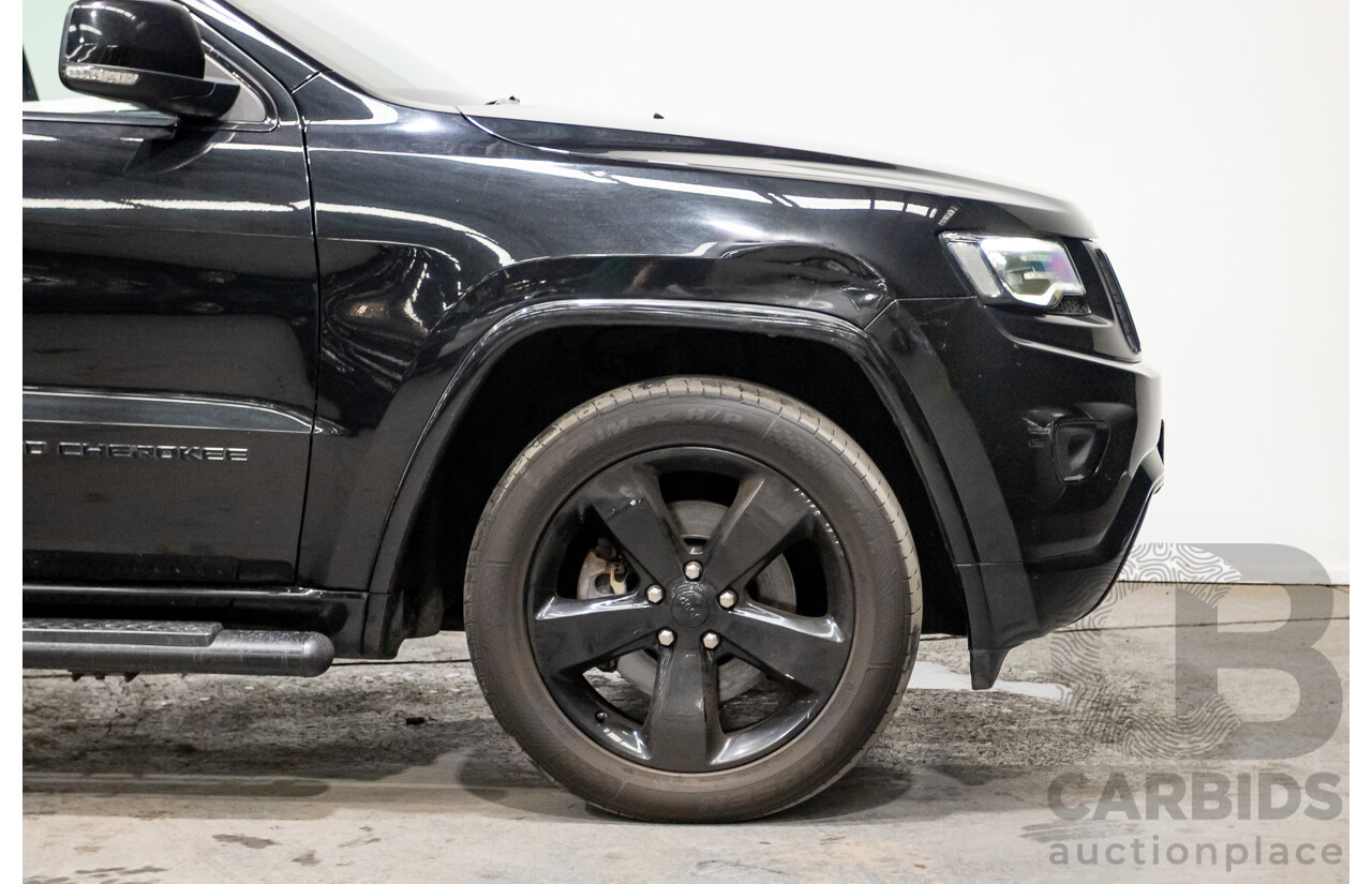 5/2015 Jeep Grand Cherokee Blackhawk WK MY15 4d Wagon Brilliant Black Pearl V6 3.6L