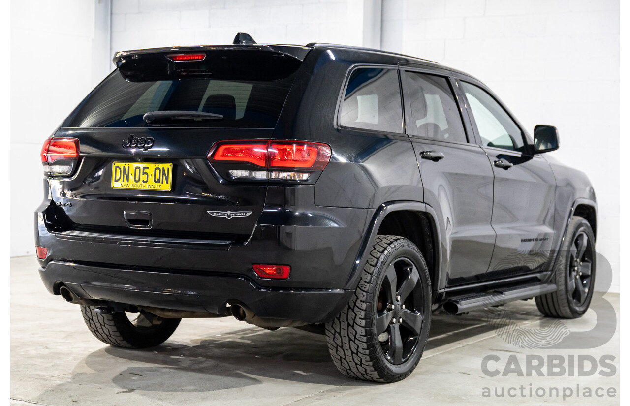 5/2015 Jeep Grand Cherokee Blackhawk WK MY15 4d Wagon Brilliant Black Pearl Turbo Diesel 3.0L