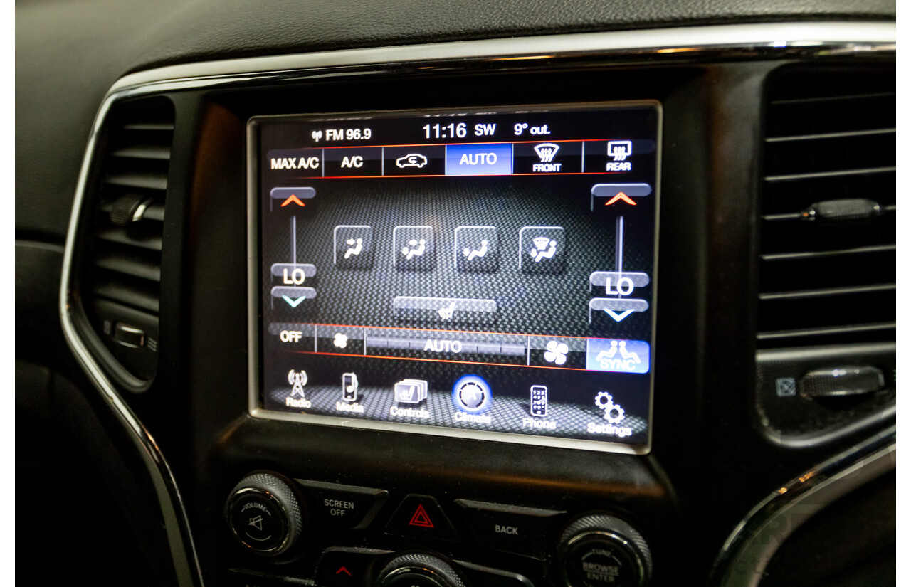 5/2015 Jeep Grand Cherokee Blackhawk WK MY15 4d Wagon Brilliant Black Pearl V6 3.6L