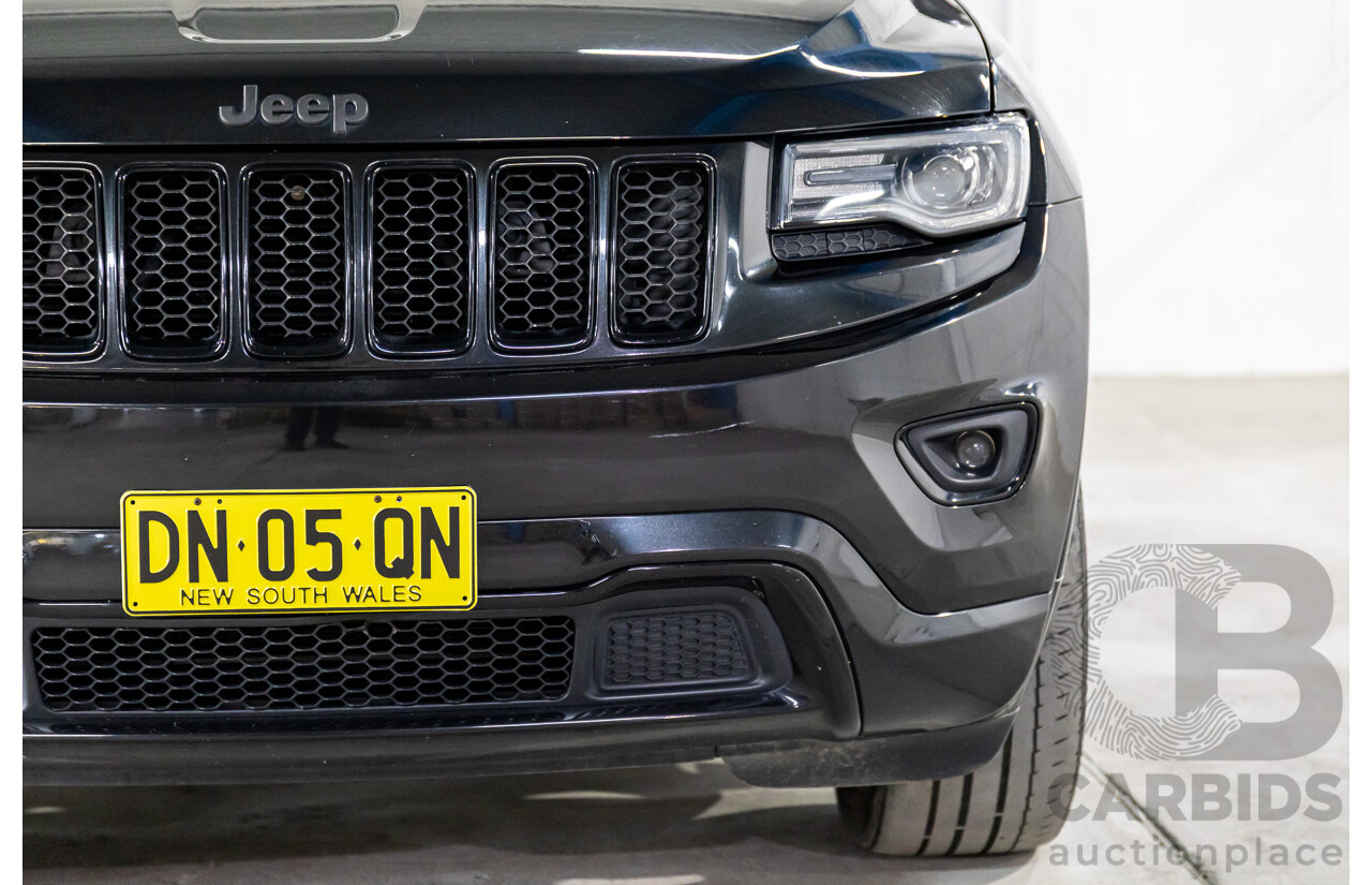 5/2015 Jeep Grand Cherokee Blackhawk WK MY15 4d Wagon Brilliant Black Pearl Turbo Diesel 3.0L