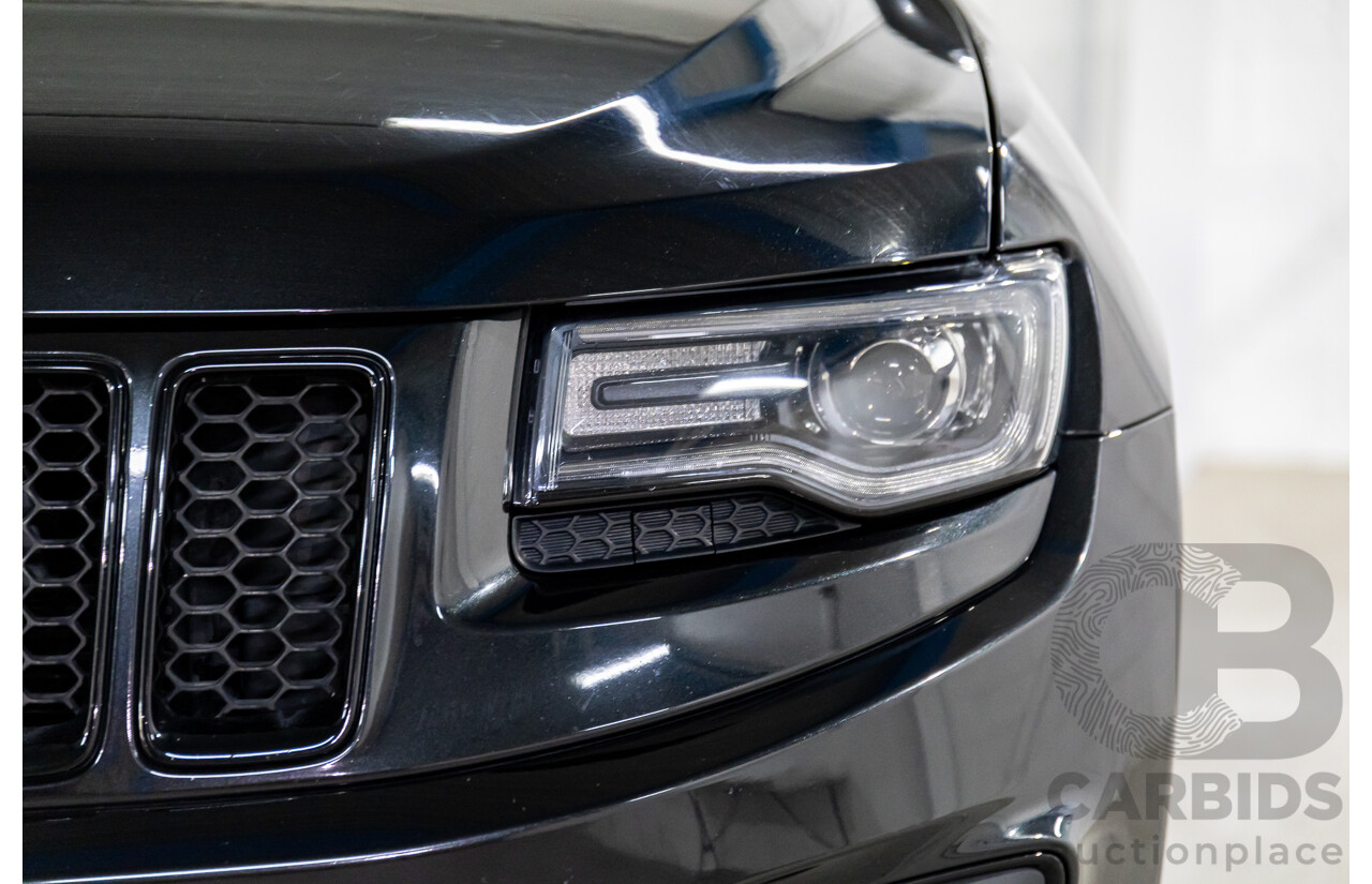 5/2015 Jeep Grand Cherokee Blackhawk WK MY15 4d Wagon Brilliant Black Pearl Turbo Diesel 3.0L