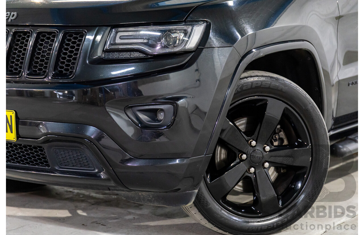 5/2015 Jeep Grand Cherokee Blackhawk WK MY15 4d Wagon Brilliant Black Pearl Turbo Diesel 3.0L