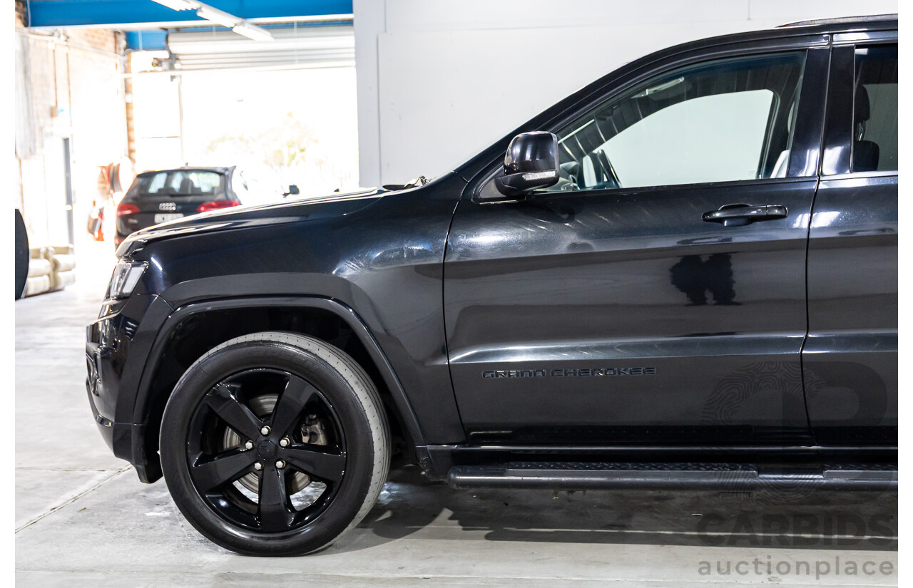 5/2015 Jeep Grand Cherokee Blackhawk WK MY15 4d Wagon Brilliant Black Pearl Turbo Diesel 3.0L
