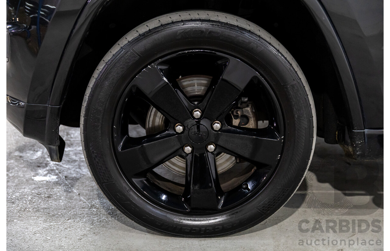 5/2015 Jeep Grand Cherokee Blackhawk WK MY15 4d Wagon Brilliant Black Pearl Turbo Diesel 3.0L