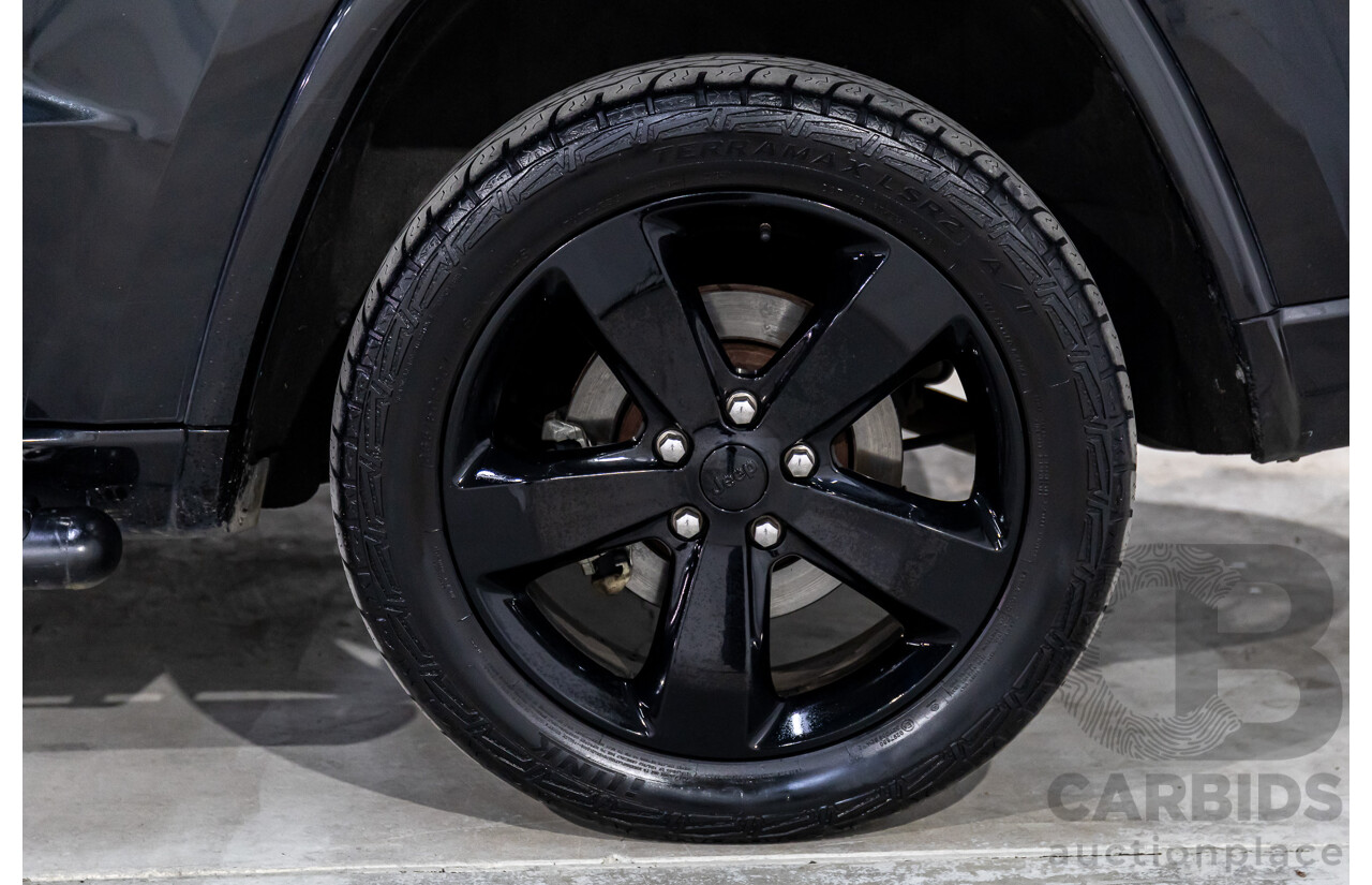 5/2015 Jeep Grand Cherokee Blackhawk WK MY15 4d Wagon Brilliant Black Pearl Turbo Diesel 3.0L
