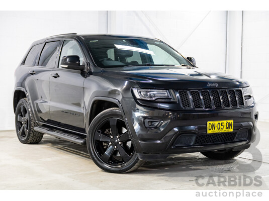 5/2015 Jeep Grand Cherokee Blackhawk WK MY15 4d Wagon Brilliant Black Pearl Turbo Diesel 3.0L