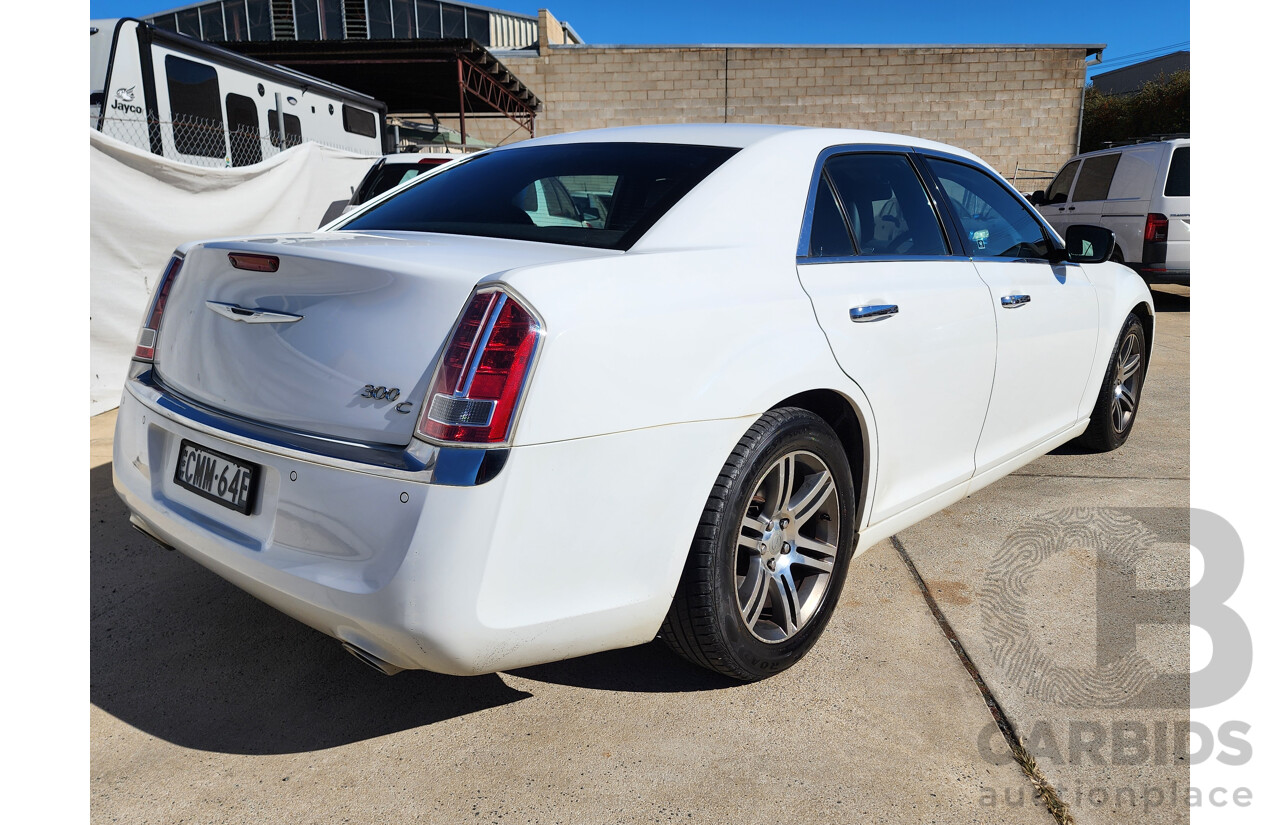 2/2013 Chrysler 300 C MY12 4d Sedan White 3.6L