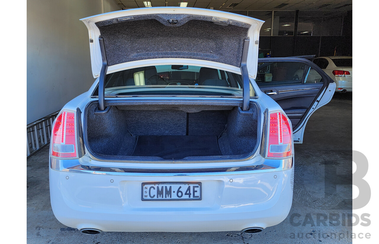 2/2013 Chrysler 300 C MY12 4d Sedan White 3.6L