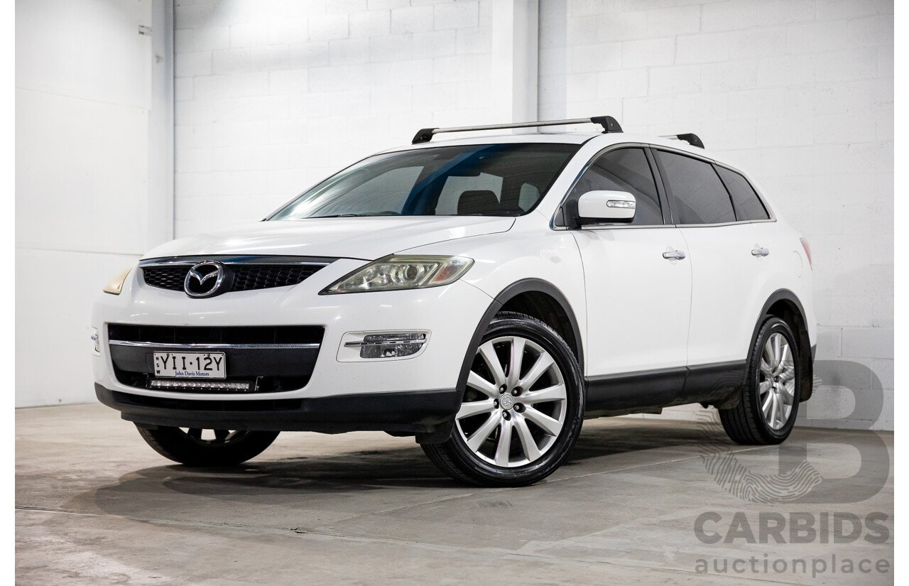 2/2008 Mazda CX-9 Luxury 4d Wagon Crystal White Pearl V6 3.7L - 7 Seater