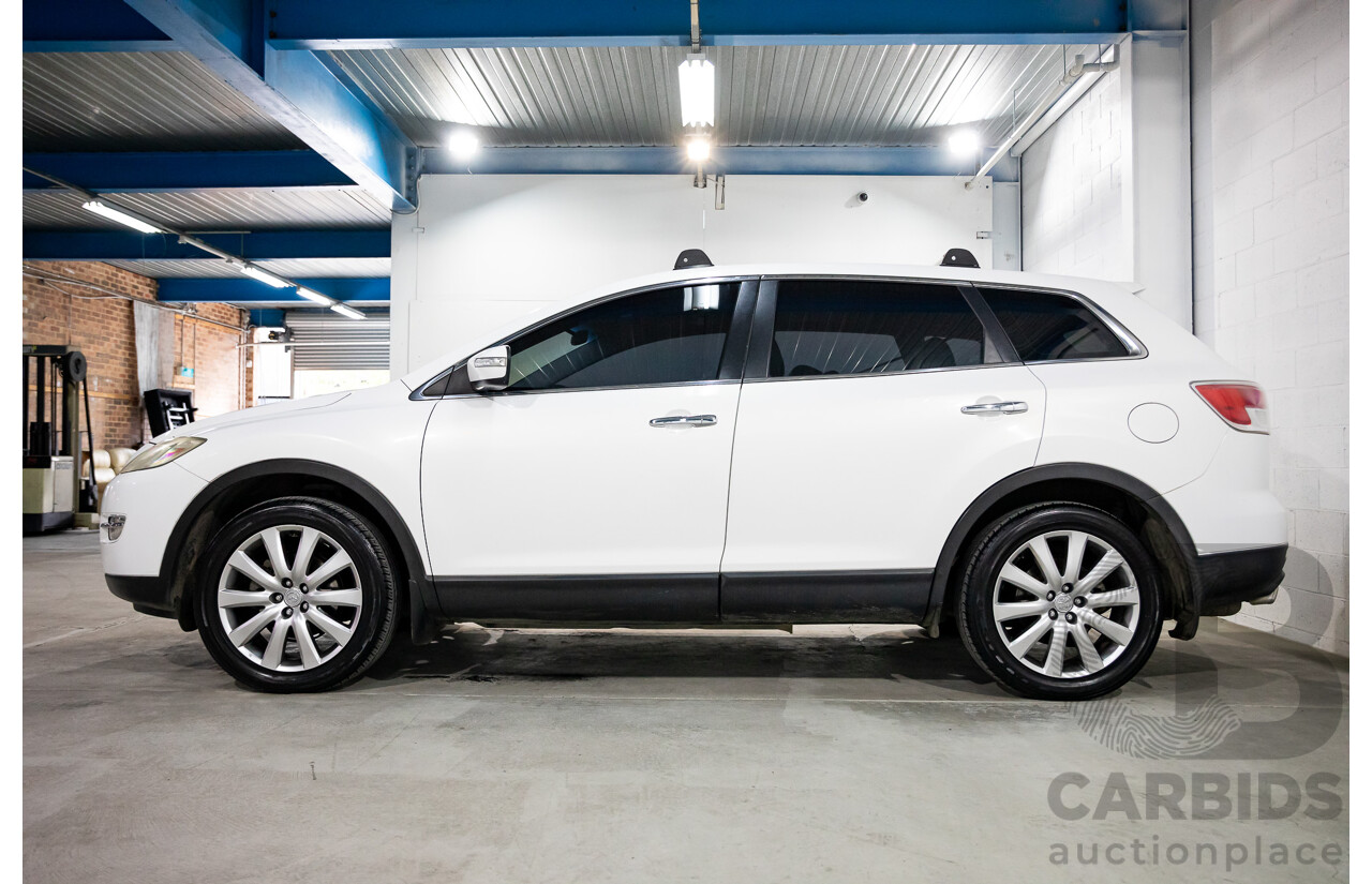 2/2008 Mazda CX-9 Luxury 4d Wagon Crystal White Pearl V6 3.7L - 7 Seater