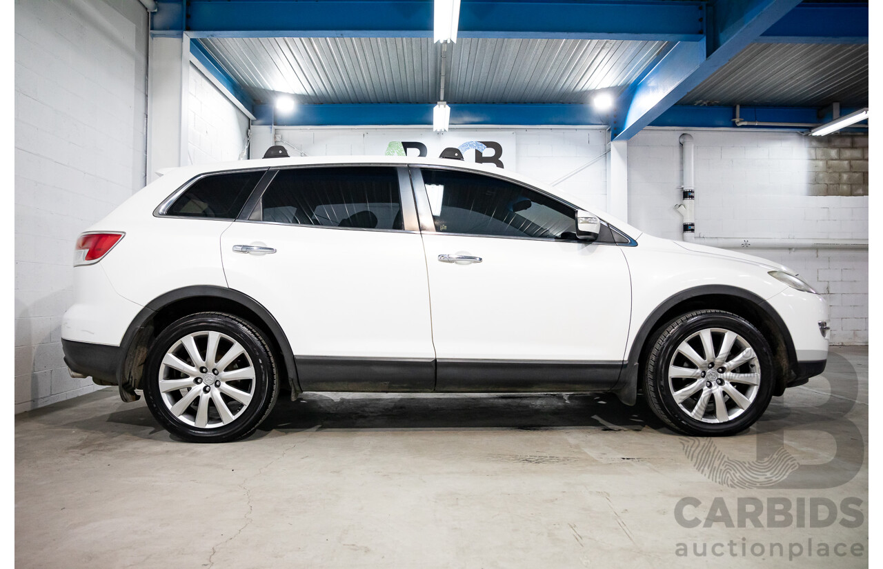 2/2008 Mazda CX-9 Luxury 4d Wagon Crystal White Pearl V6 3.7L - 7 Seater