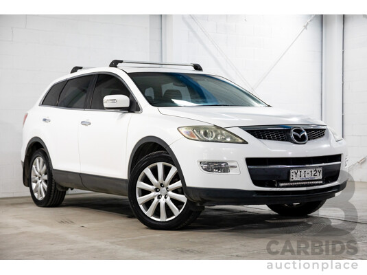 2/2008 Mazda CX-9 Luxury 4d Wagon Crystal White Pearl V6 3.7L - 7 Seater
