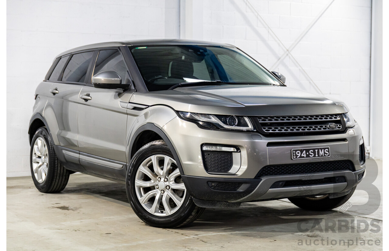 06/2017 Range Rover Evoque Td4 150 SE AWD LV MY17 5d Wagon Silicon Silver Metallic Turbo Diesel  2.0L