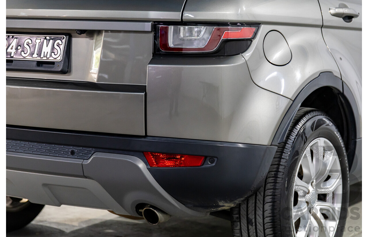 06/2017 Range Rover Evoque Td4 150 SE AWD LV MY17 5d Wagon Silicon Silver Metallic Turbo Diesel  2.0L