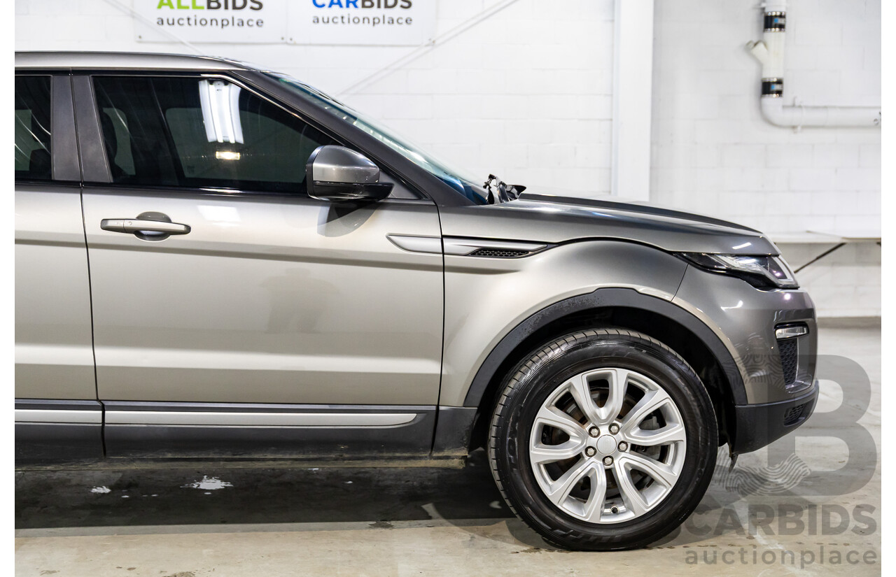 06/2017 Range Rover Evoque Td4 150 SE AWD LV MY17 5d Wagon Silicon Silver Metallic Turbo Diesel  2.0L