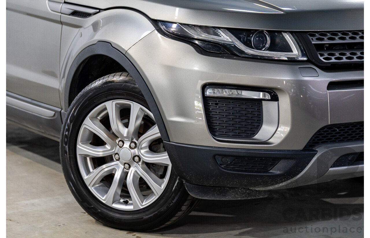 06/2017 Range Rover Evoque Td4 150 SE AWD LV MY17 5d Wagon Silicon Silver Metallic Turbo Diesel  2.0L