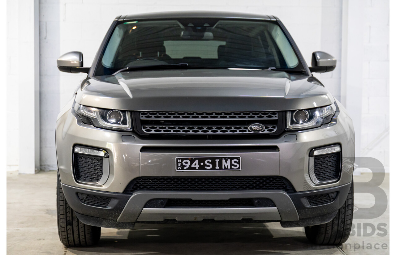 06/2017 Range Rover Evoque Td4 150 SE AWD LV MY17 5d Wagon Silicon Silver Metallic Turbo Diesel  2.0L