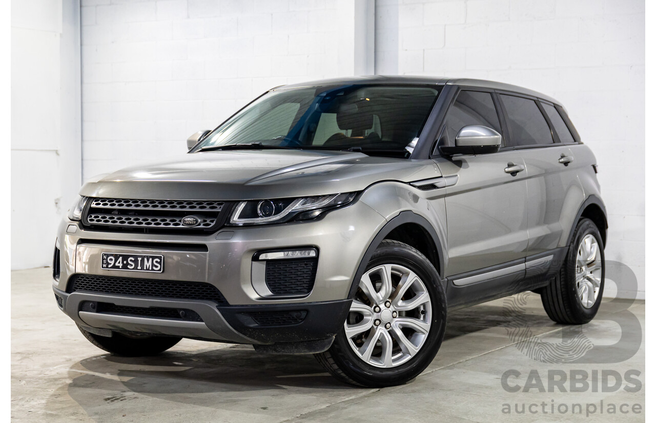 06/2017 Range Rover Evoque Td4 150 SE AWD LV MY17 5d Wagon Silicon Silver Metallic Turbo Diesel  2.0L
