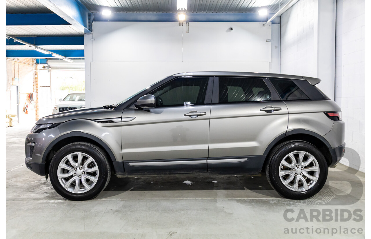 06/2017 Range Rover Evoque Td4 150 SE AWD LV MY17 5d Wagon Silicon Silver Metallic Turbo Diesel  2.0L