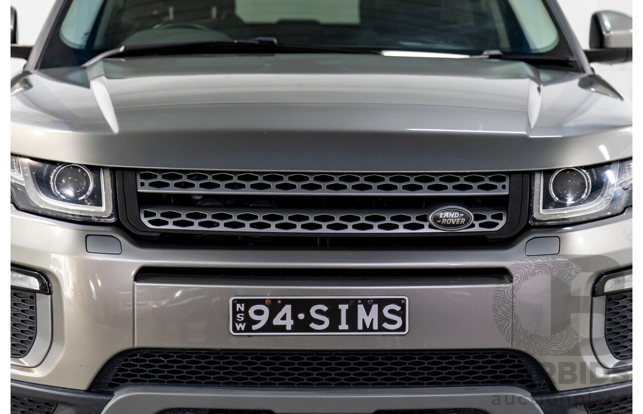 06/2017 Range Rover Evoque Td4 150 SE AWD LV MY17 5d Wagon Silicon Silver Metallic Turbo Diesel  2.0L