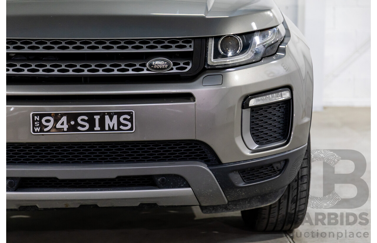 06/2017 Range Rover Evoque Td4 150 SE AWD LV MY17 5d Wagon Silicon Silver Metallic Turbo Diesel  2.0L