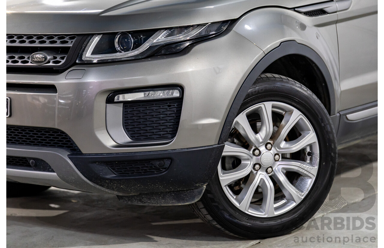 06/2017 Range Rover Evoque Td4 150 SE AWD LV MY17 5d Wagon Silicon Silver Metallic Turbo Diesel  2.0L