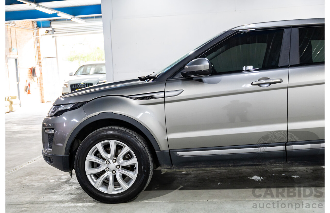 06/2017 Range Rover Evoque Td4 150 SE AWD LV MY17 5d Wagon Silicon Silver Metallic Turbo Diesel  2.0L