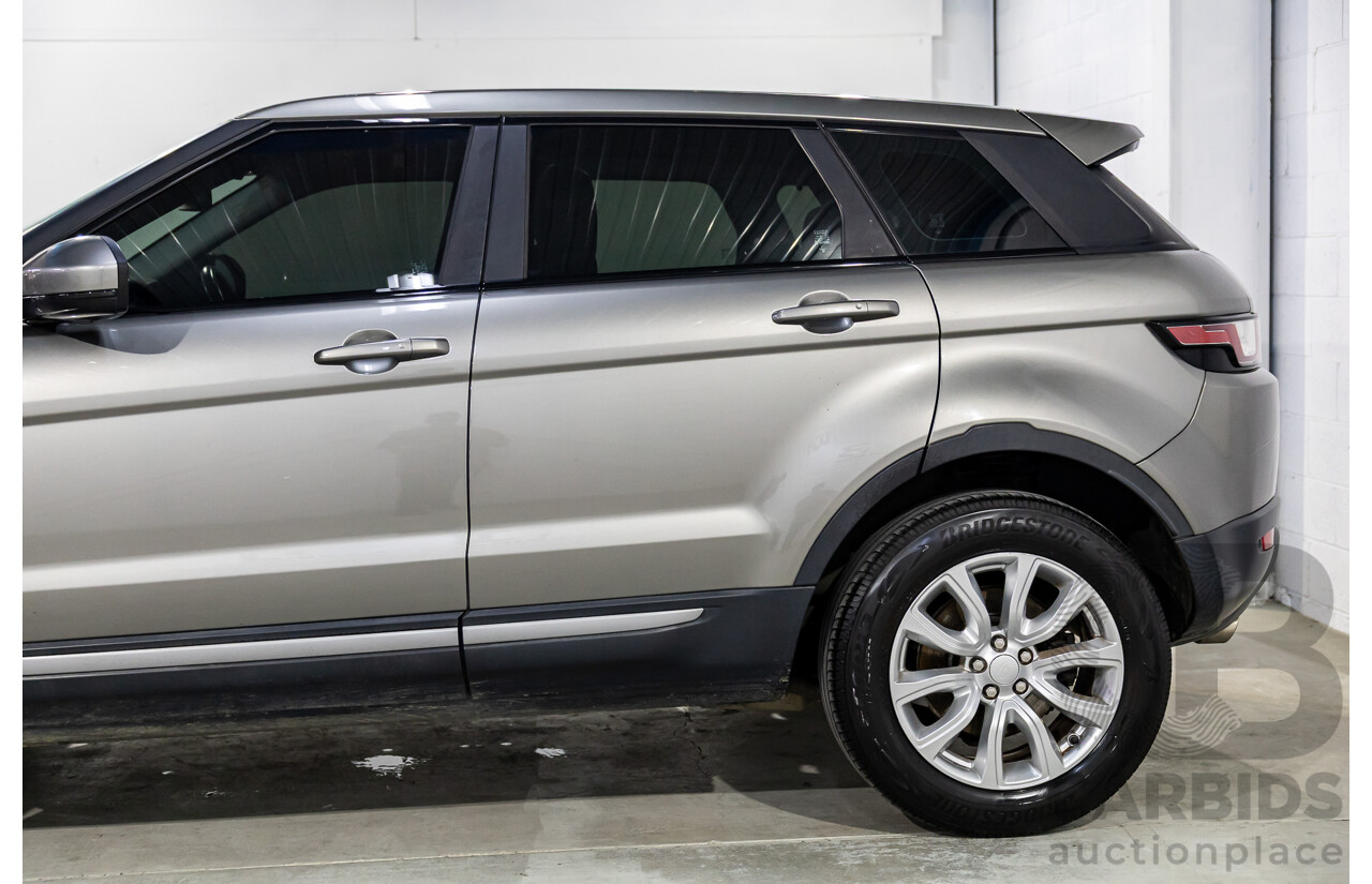 06/2017 Range Rover Evoque Td4 150 SE AWD LV MY17 5d Wagon Silicon Silver Metallic Turbo Diesel  2.0L