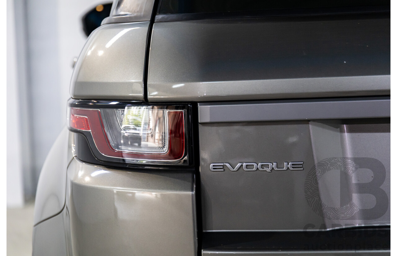 06/2017 Range Rover Evoque Td4 150 SE AWD LV MY17 5d Wagon Silicon Silver Metallic Turbo Diesel  2.0L