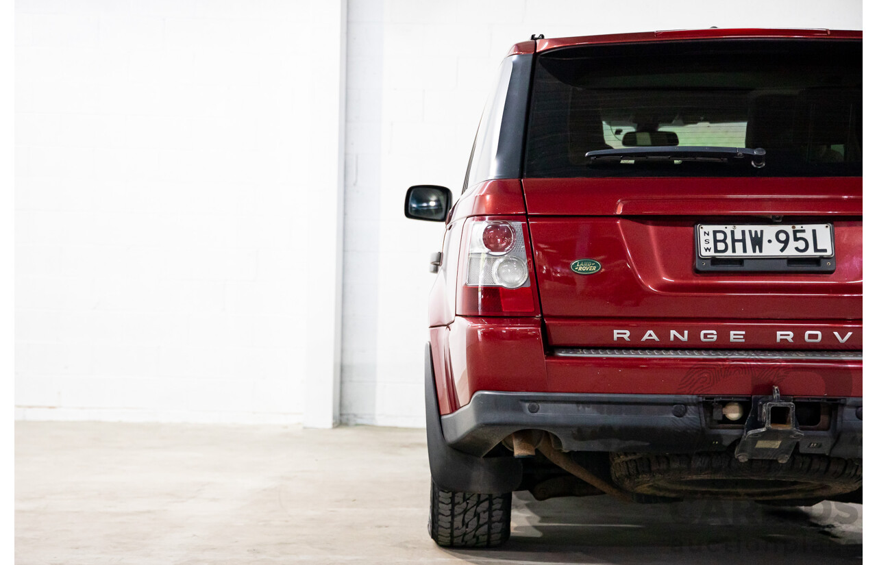 11/2008 Range Rover Range Rover Sport 3.6 TDV8 MY09 4d Wagon Rimini Red Metallic Turbo Diesel V8 3.6L