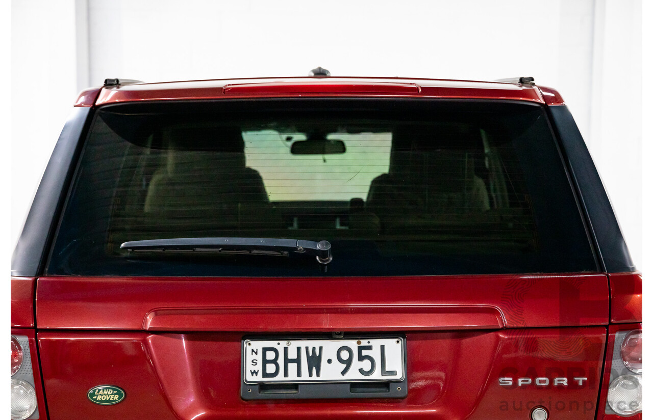11/2008 Range Rover Range Rover Sport 3.6 TDV8 MY09 4d Wagon Rimini Red Metallic Turbo Diesel V8 3.6L
