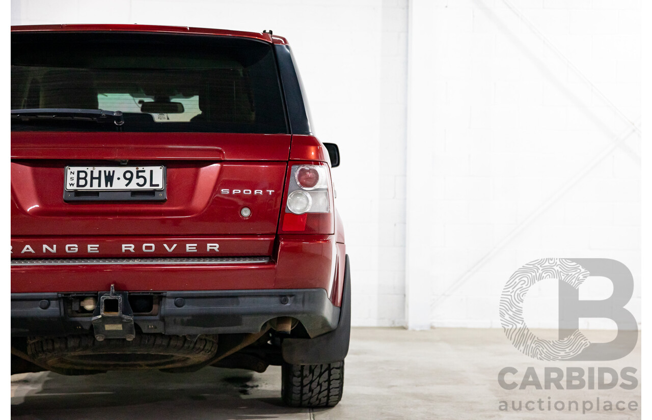 11/2008 Range Rover Range Rover Sport 3.6 TDV8 MY09 4d Wagon Rimini Red Metallic Turbo Diesel V8 3.6L